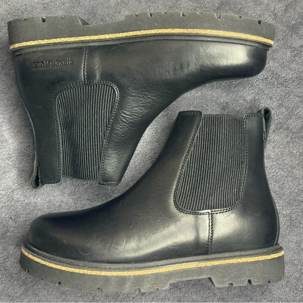 Birkenstock Black Highwood Boots - Picture 7 of 10